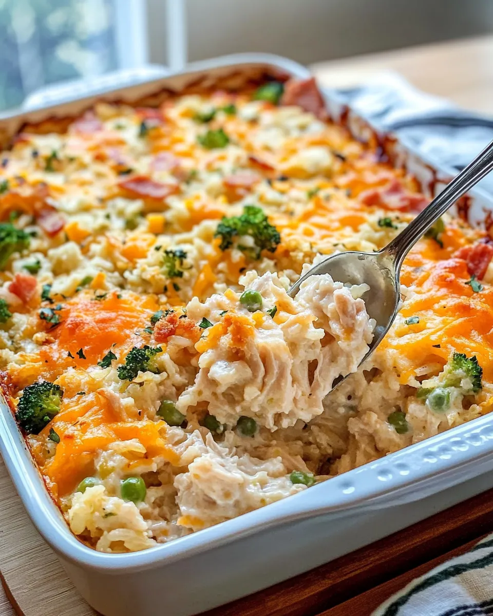 Creamy, Juicy & Easy: The Ultimate 5-Minute Prep Chicken Rice Casserole